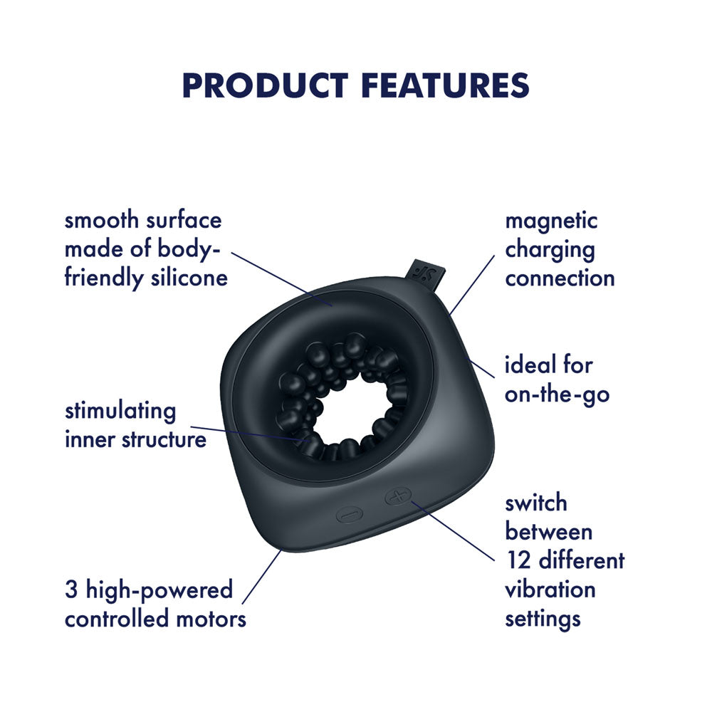 Satisfyer Ring Stroker Vibrating Stroker | The Love Boulevard
