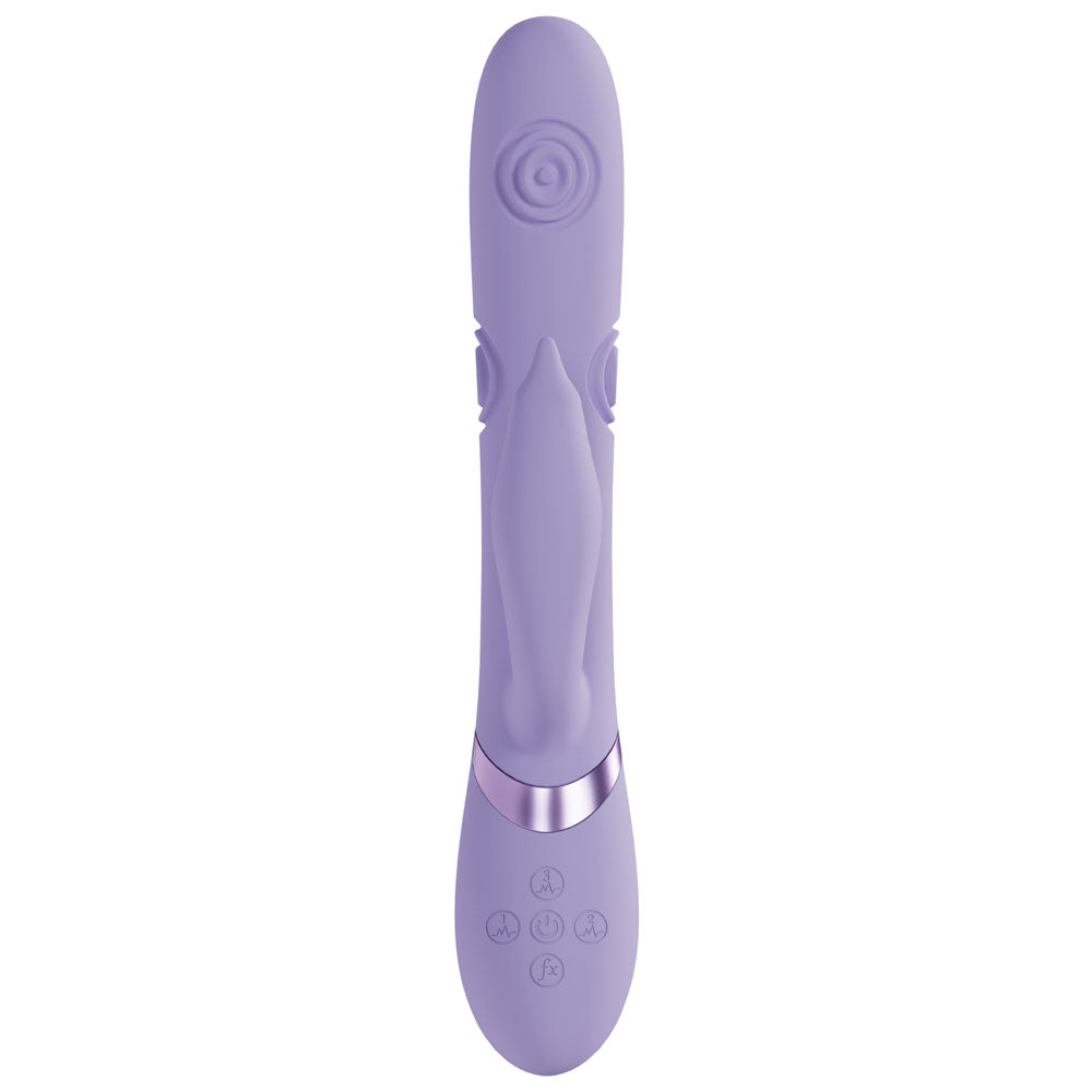 Vive Pallina purple tapping rabbit vibrator — product view 4