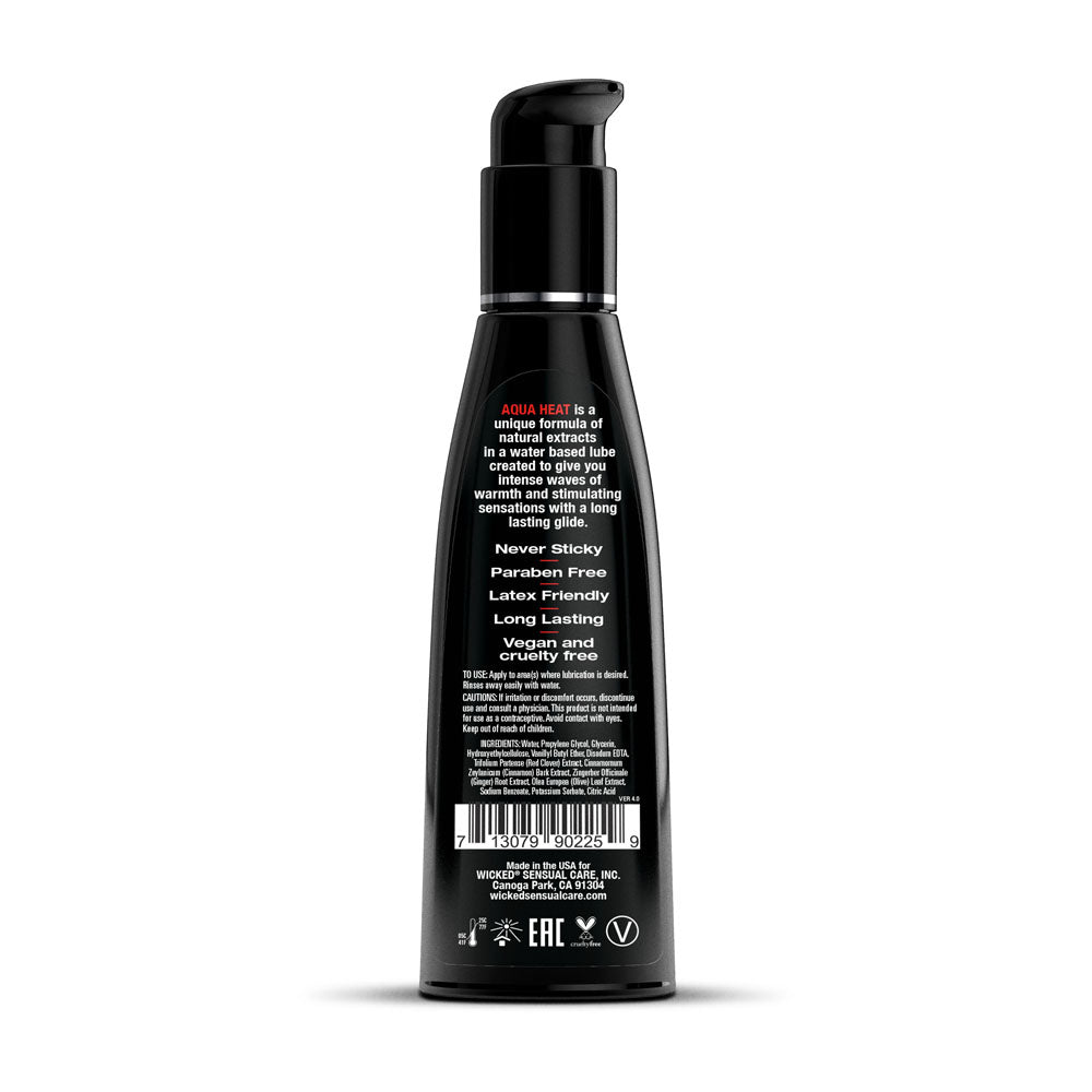 Wicked Aqua Heat Warming Lubricant 120ml | The Love Boulevard
