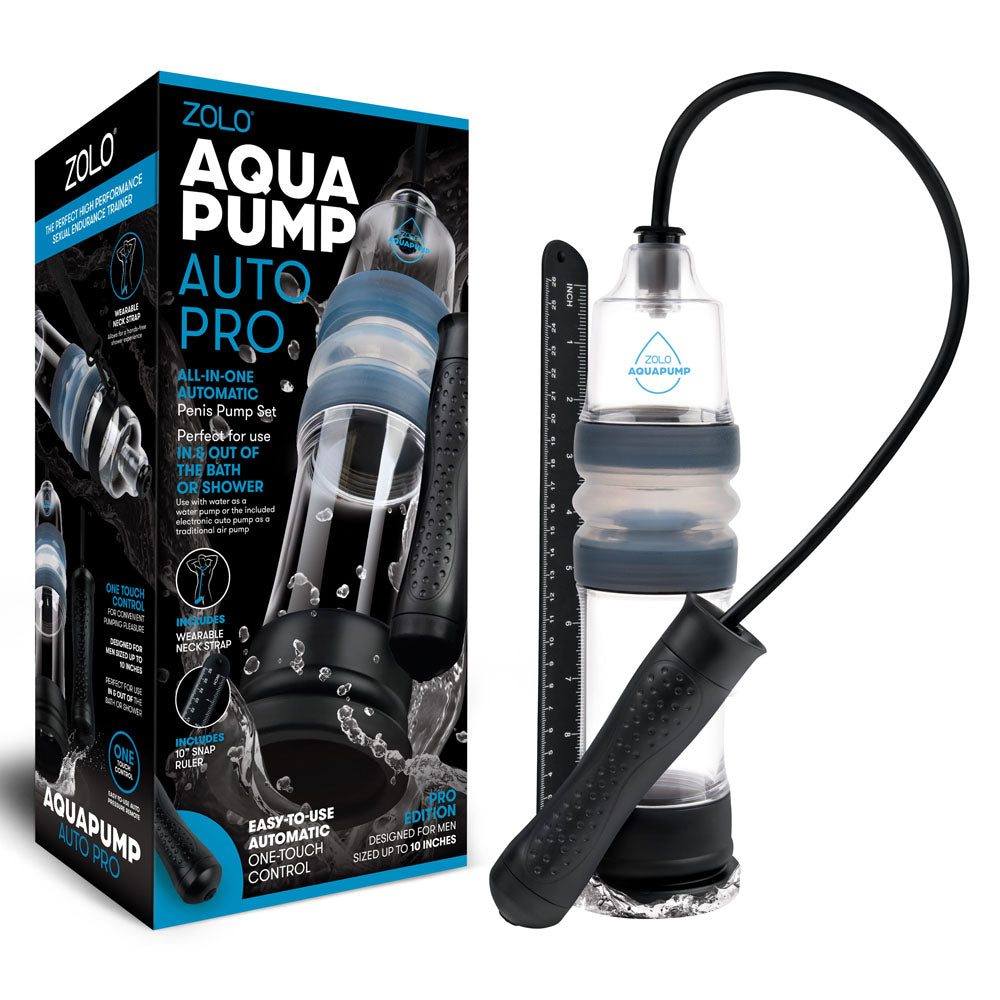 Zolo Aquapump Auto Pro Waterproof Penis Pump | The Love Boulevard