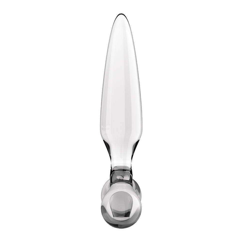 Satisfyer Triple Crystal 2 Clear three-ended glass design alternate profile