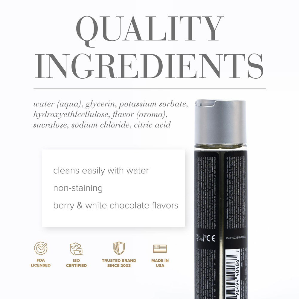 JO Gelato White Chocolate Raspberry water-based lubricant, 120ml