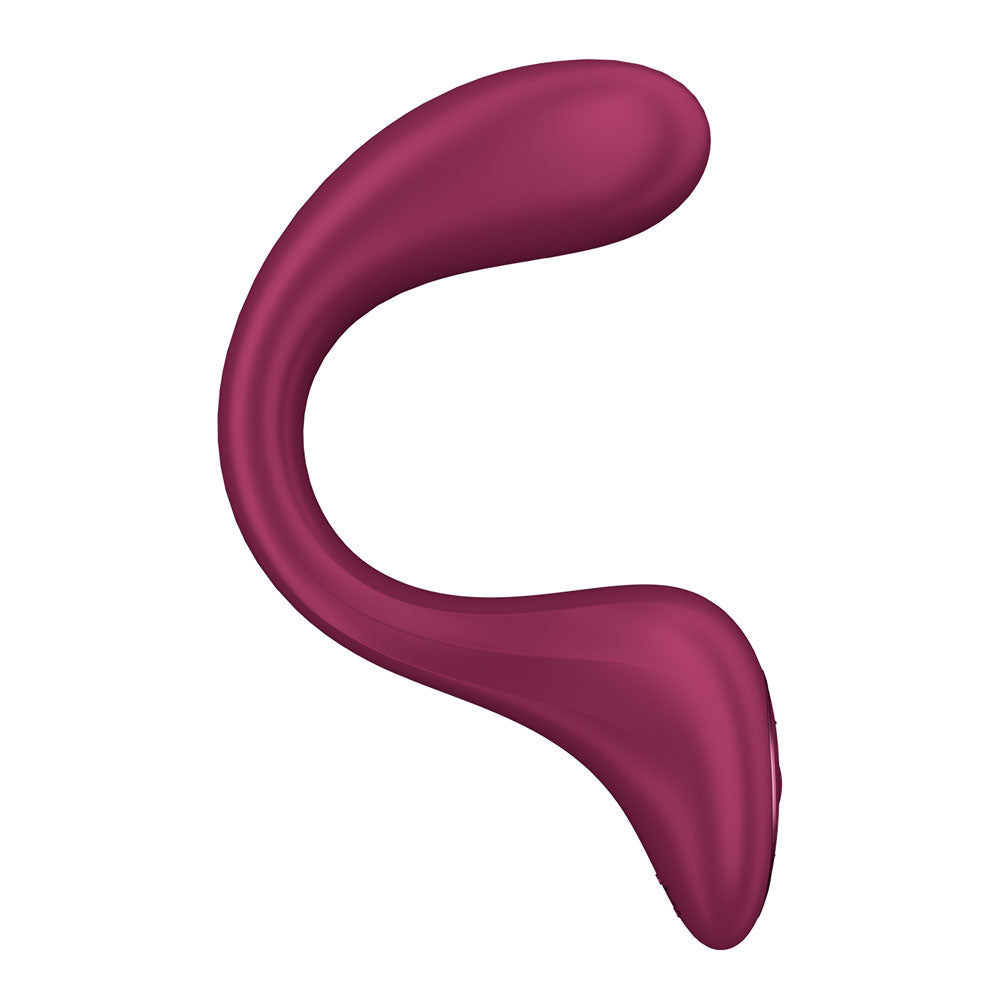 Satisfyer G for Goddess 2 rechargeable rabbit vibrator with flexible shaft and broad outer arm