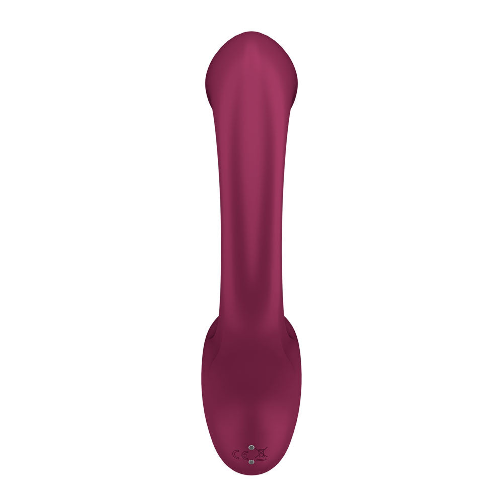 Satisfyer G for Goddess 2 rechargeable rabbit vibrator with flexible shaft and broad outer arm