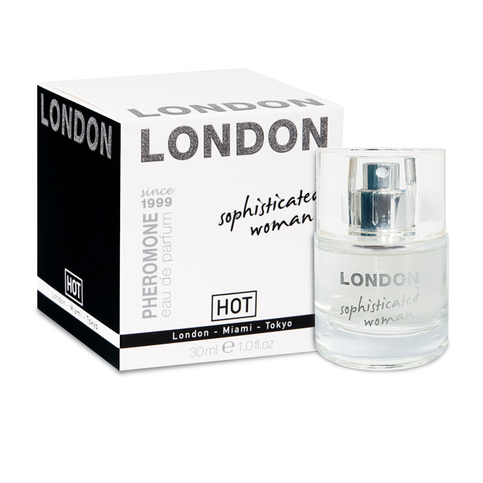 Hot London Sophisticated Woman pheromone perfume for women, 30ml bottle