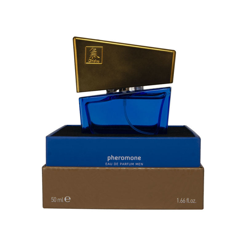 Shiatsu Dark Blue eau de parfum for men, 50ml spray fragrance
