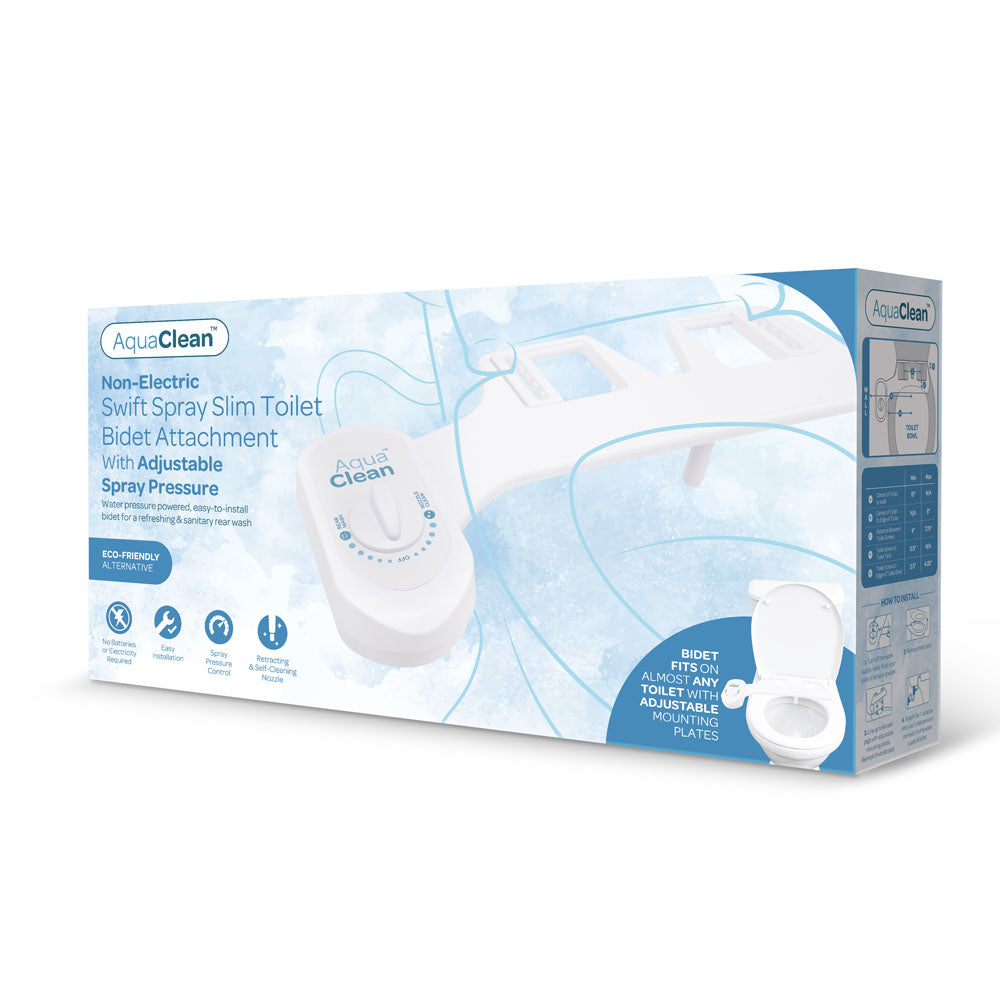 AquaClean Swift Spray Slim Toilet Bidet Attachment in white