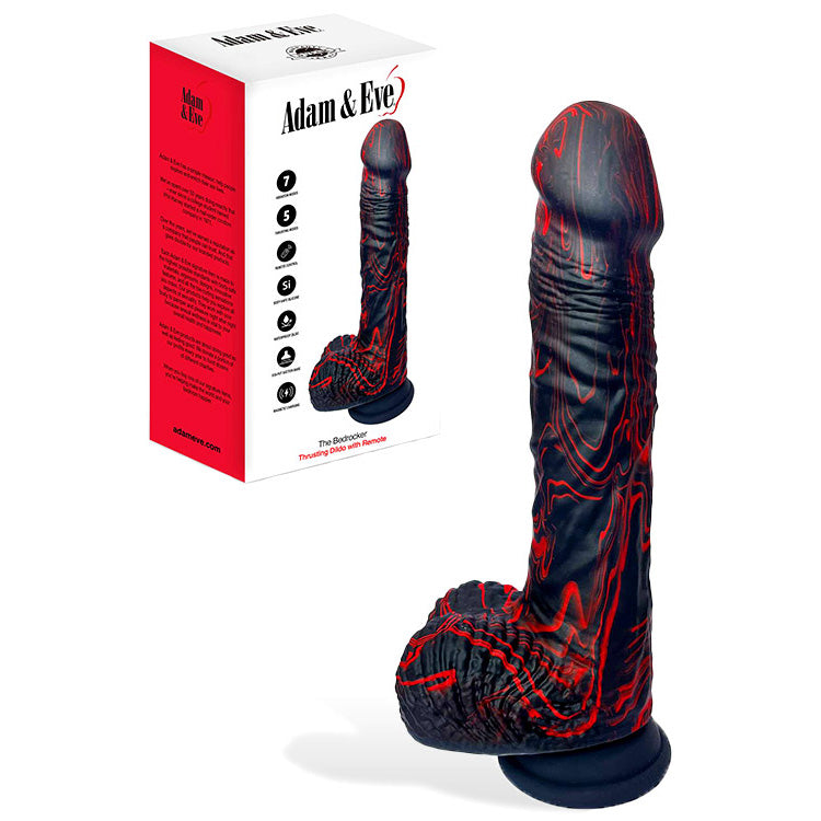 Adam & Eve The Bedrocker Thrusting Dildo | The Love Boulevard