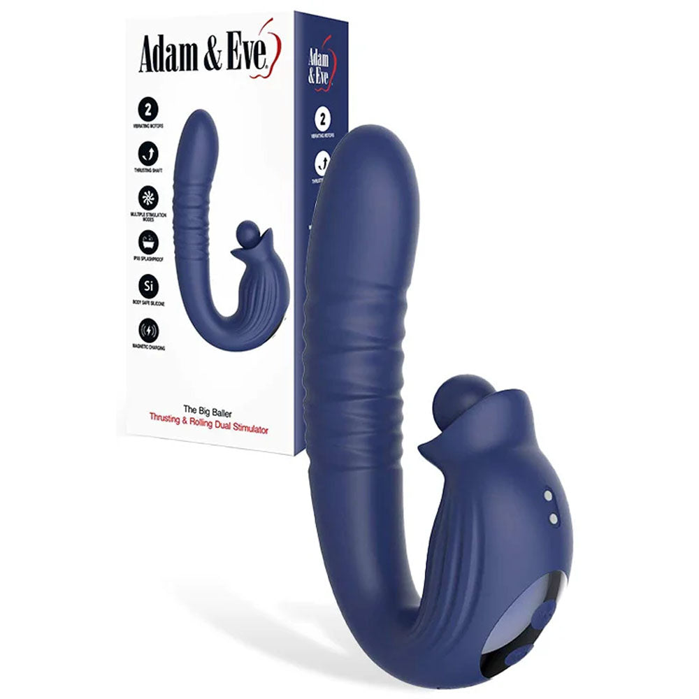 Adam & Eve The Big Baller Rabbit Vibrator | The Love Boulevard