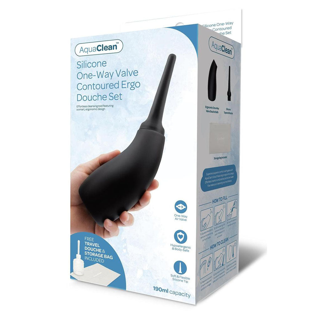 AquaClean Contoured Anal Douche Set 190ml | The Love Boulevard
