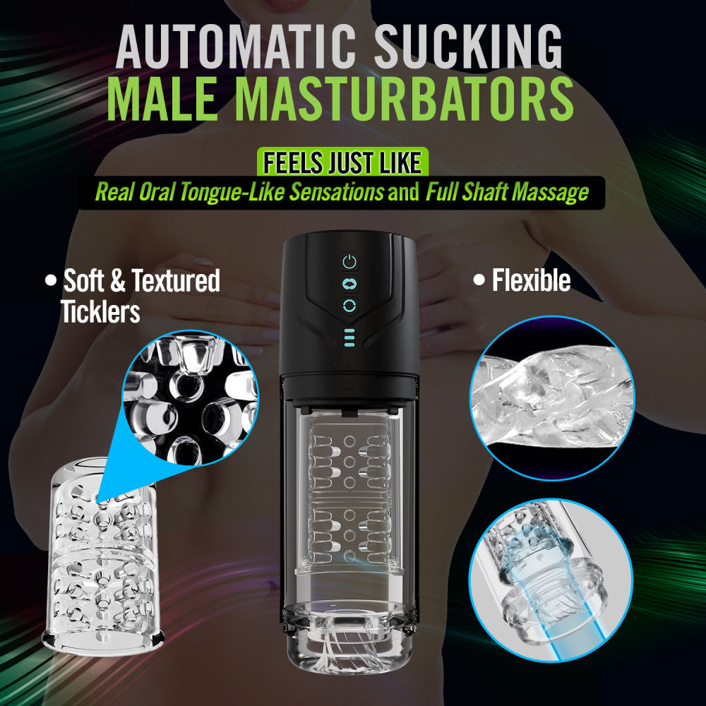 M For Men Whirlwind Pro Rotating & Sucking Auto Stroker | The Love Boulevard