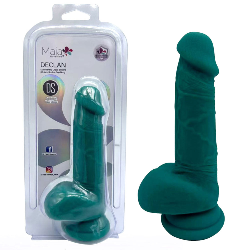 Maia Declan Dual Density 6.5" Silicone Dildo