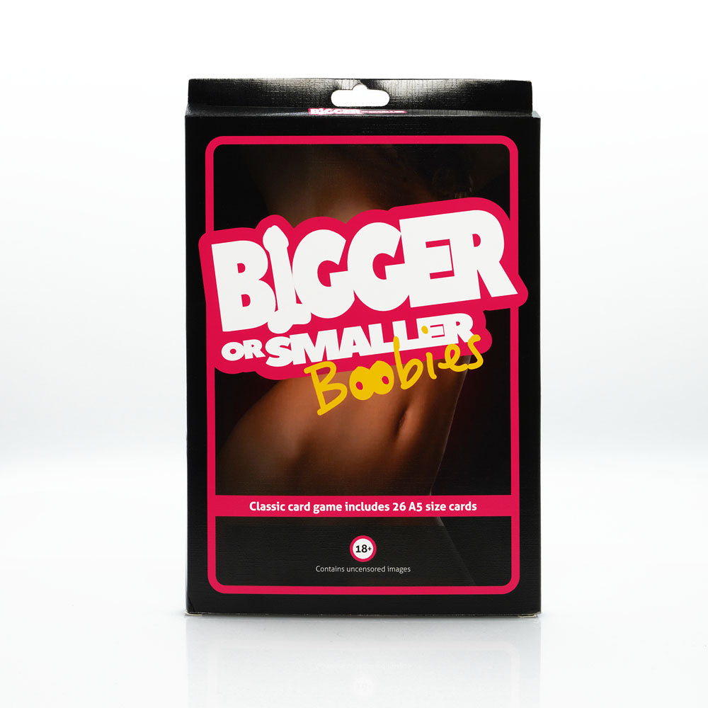 Bigger or Smaller Boobs Card Game | The Love Boulevard
