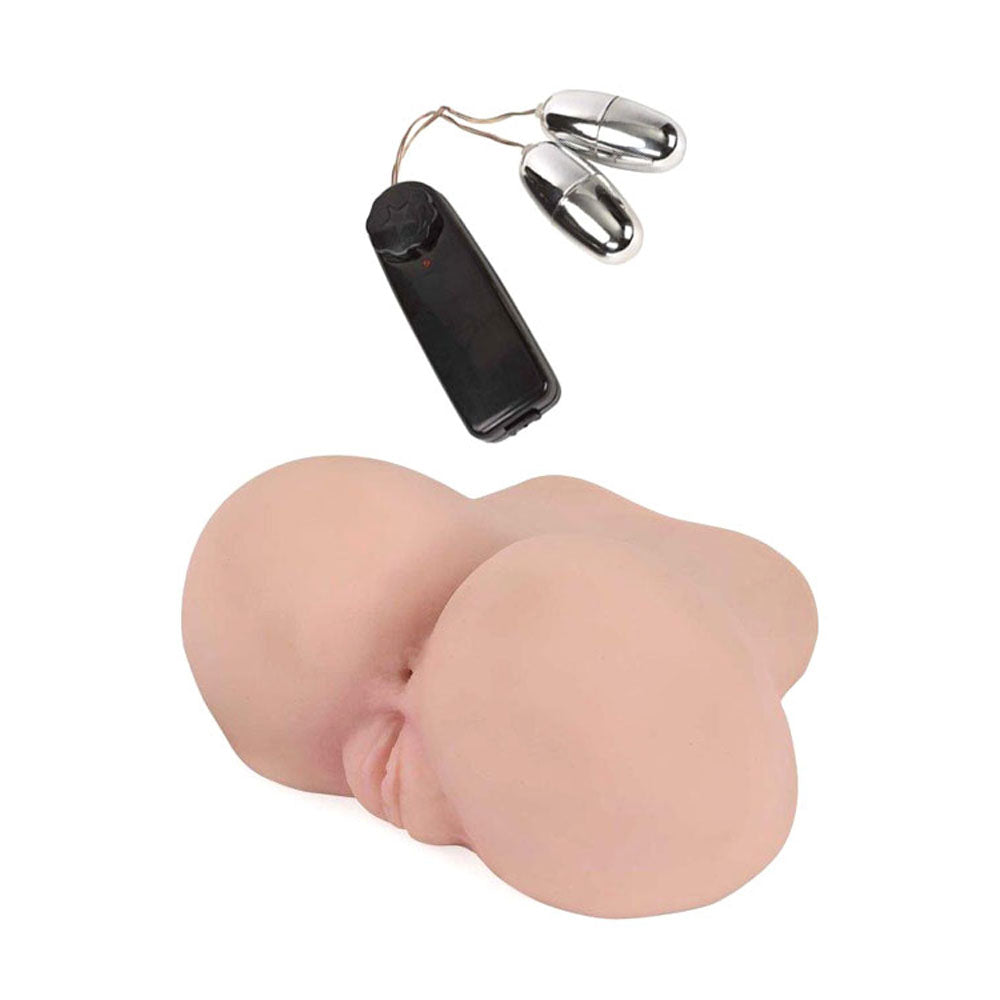 Adam & Eve Doggie Style Debbie 19.1cm (7.5 inches) light-tone vibrating torso masturbator — product view 2