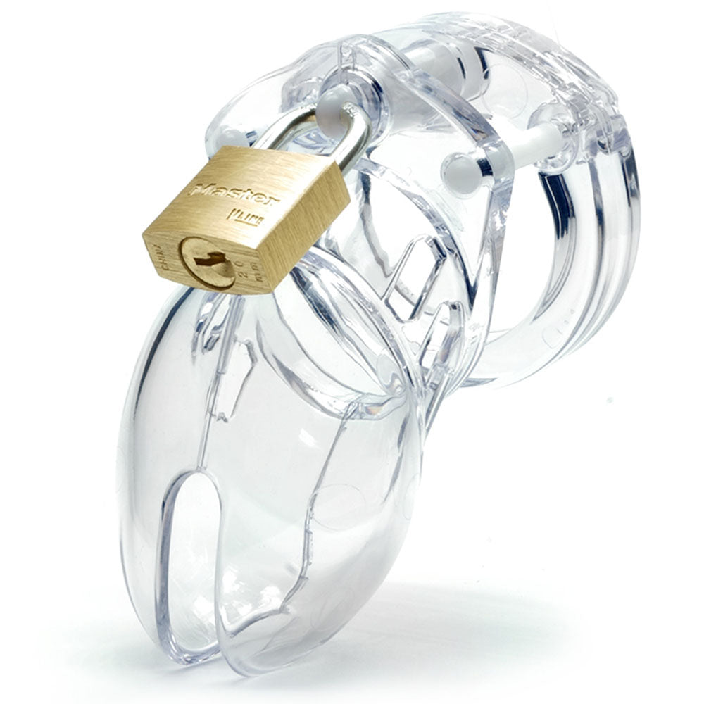 CB‑6000S Clear Chastity Cock Cage Kit | The Love Boulevard