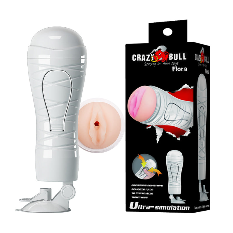 Crazy Bull Flora Squeezable Vagina Stroker | The Love Boulevard