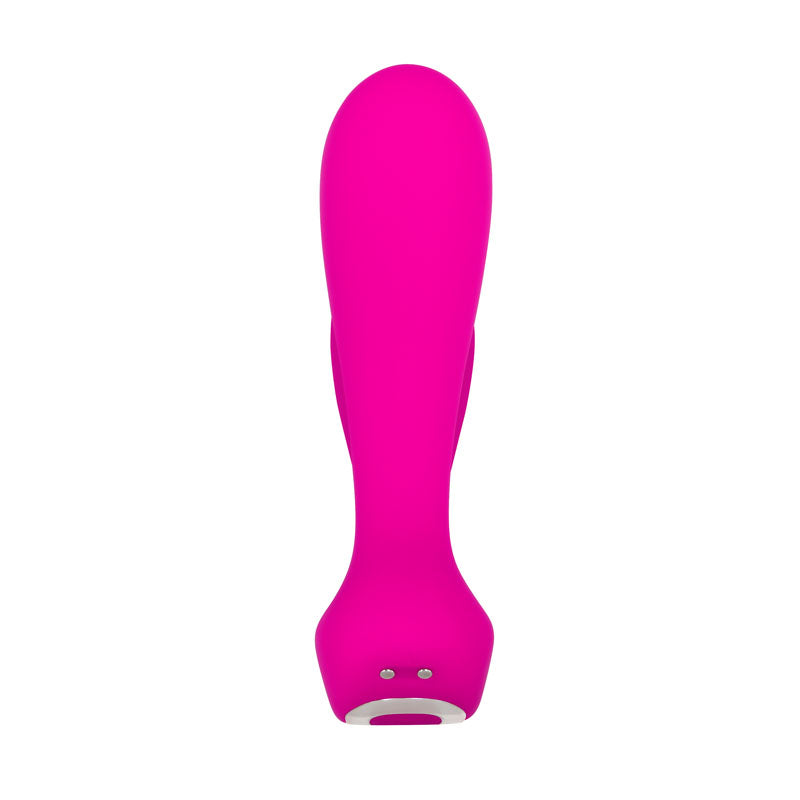 Adam and Eve Dual Entry Vibrator with rechargeable wireless remote in pink