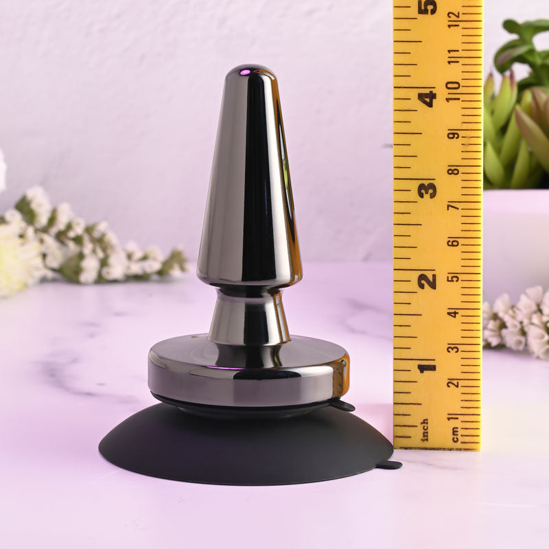 Evolved Beginner Metal Vibrating Butt Plug | The Love Boulevard