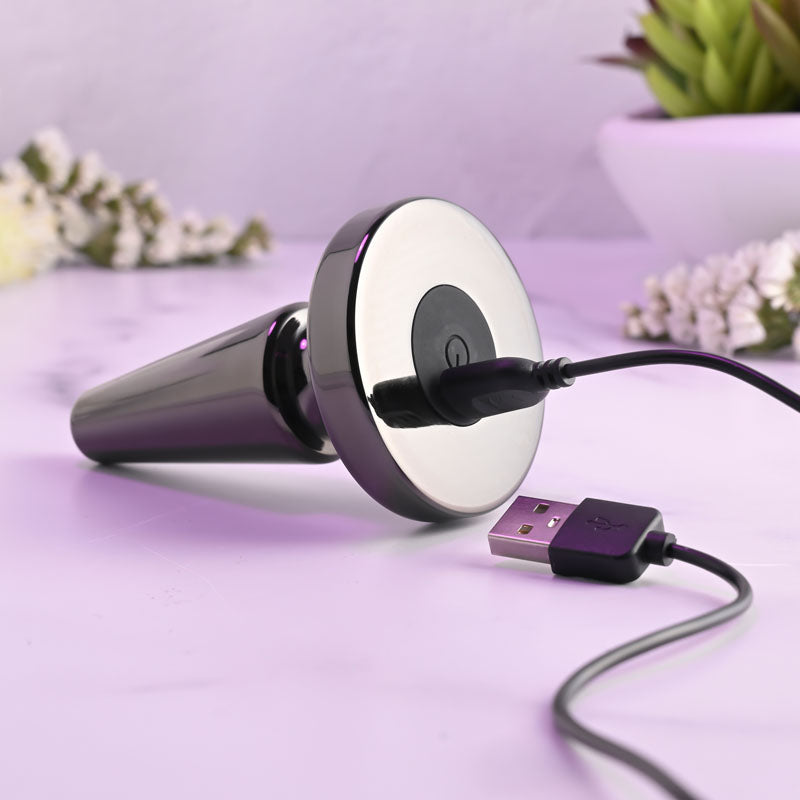 Evolved Beginner Metal Vibrating Butt Plug | The Love Boulevard