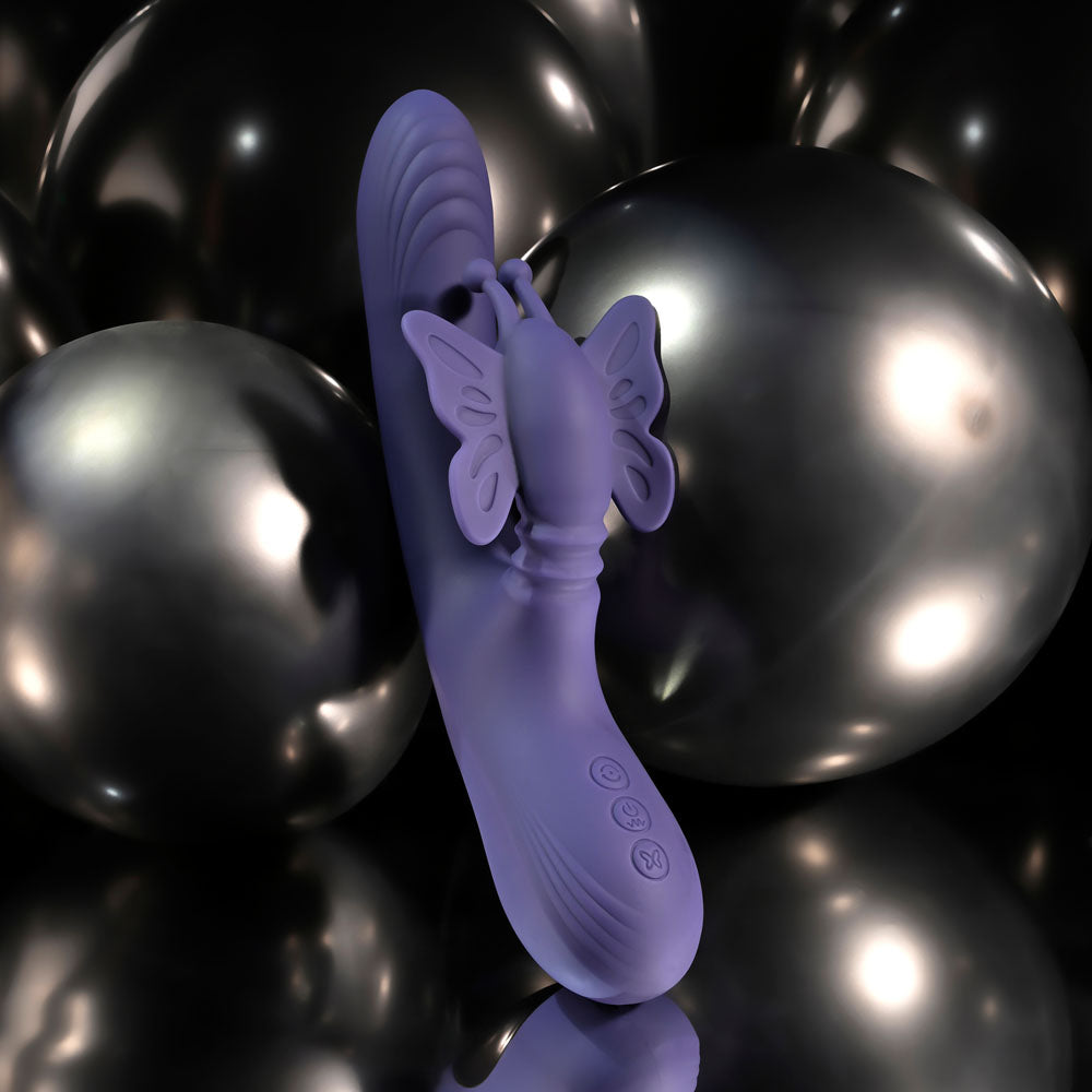 Evolved Wings of Frenzy purple butterfly vibrator — product image 2
