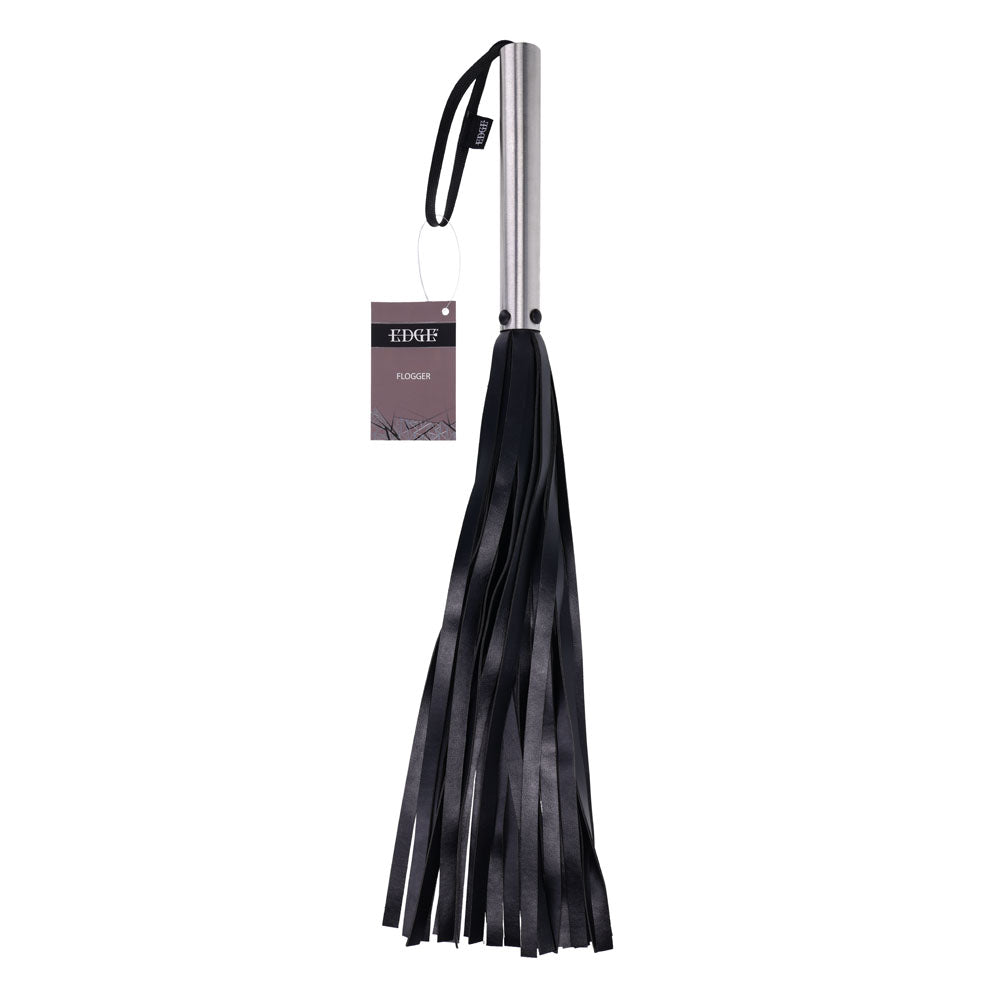 Edge Black Flogger Whip | The Love Boulevard