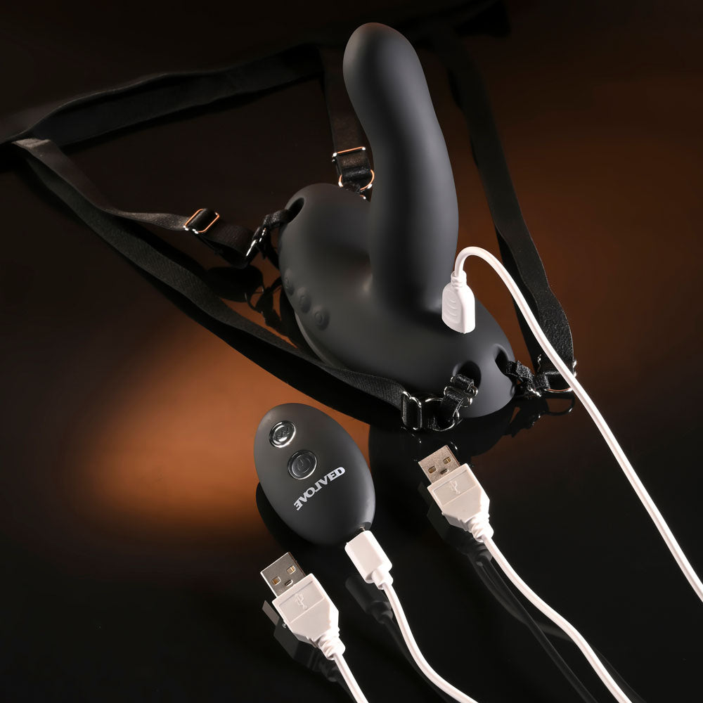 Evolved Come Closer Vibrating Strap‑On | The Love Boulevard