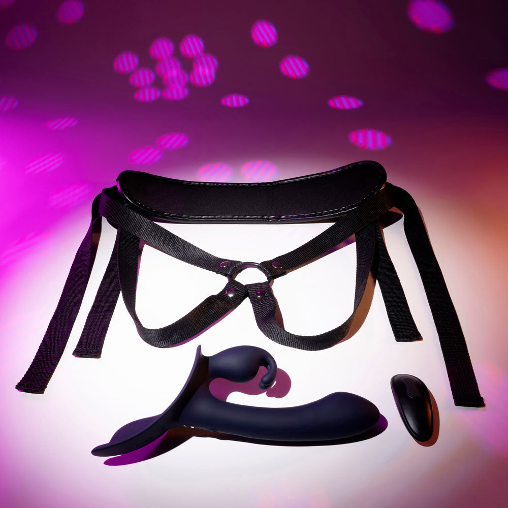 Evolved Giving Vibes Vibrating Strap-On 14.6cm | The Love Boulevard