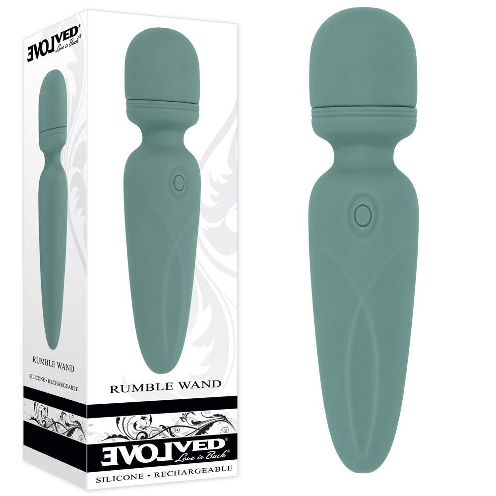 Evolved Rumble Wand 13.4cm Rechargeable Mini Massage Wand | The Love Boulevard