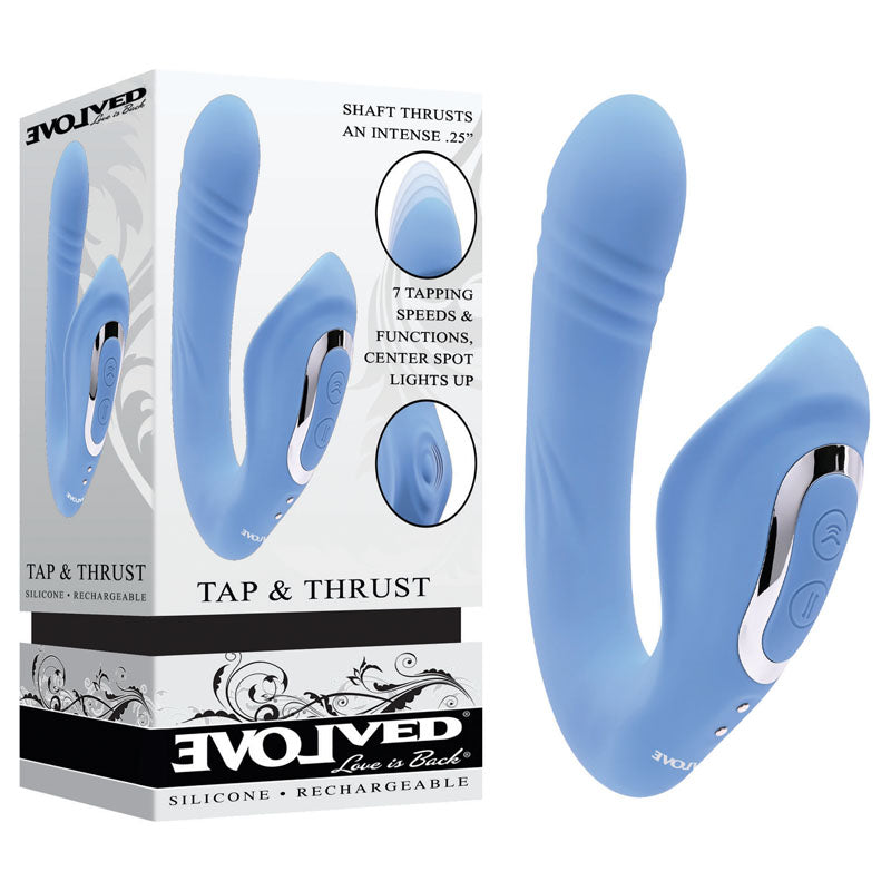 Evolved Tap & Thrust Dual Thrusting Vibrator | The Love Boulevard
