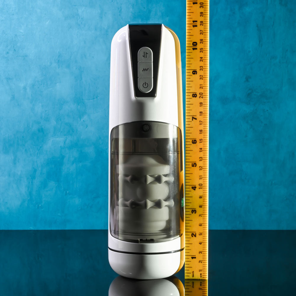 Get Your Stroke On rechargeable thrusting and vibrating automatic masturbator — product view 8