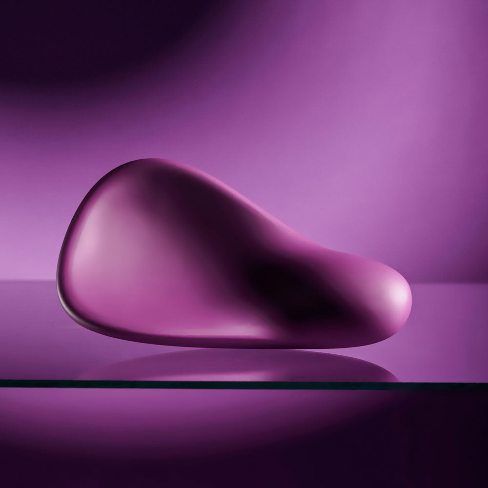 BJ Buddy rechargeable cupped vibrator in purple