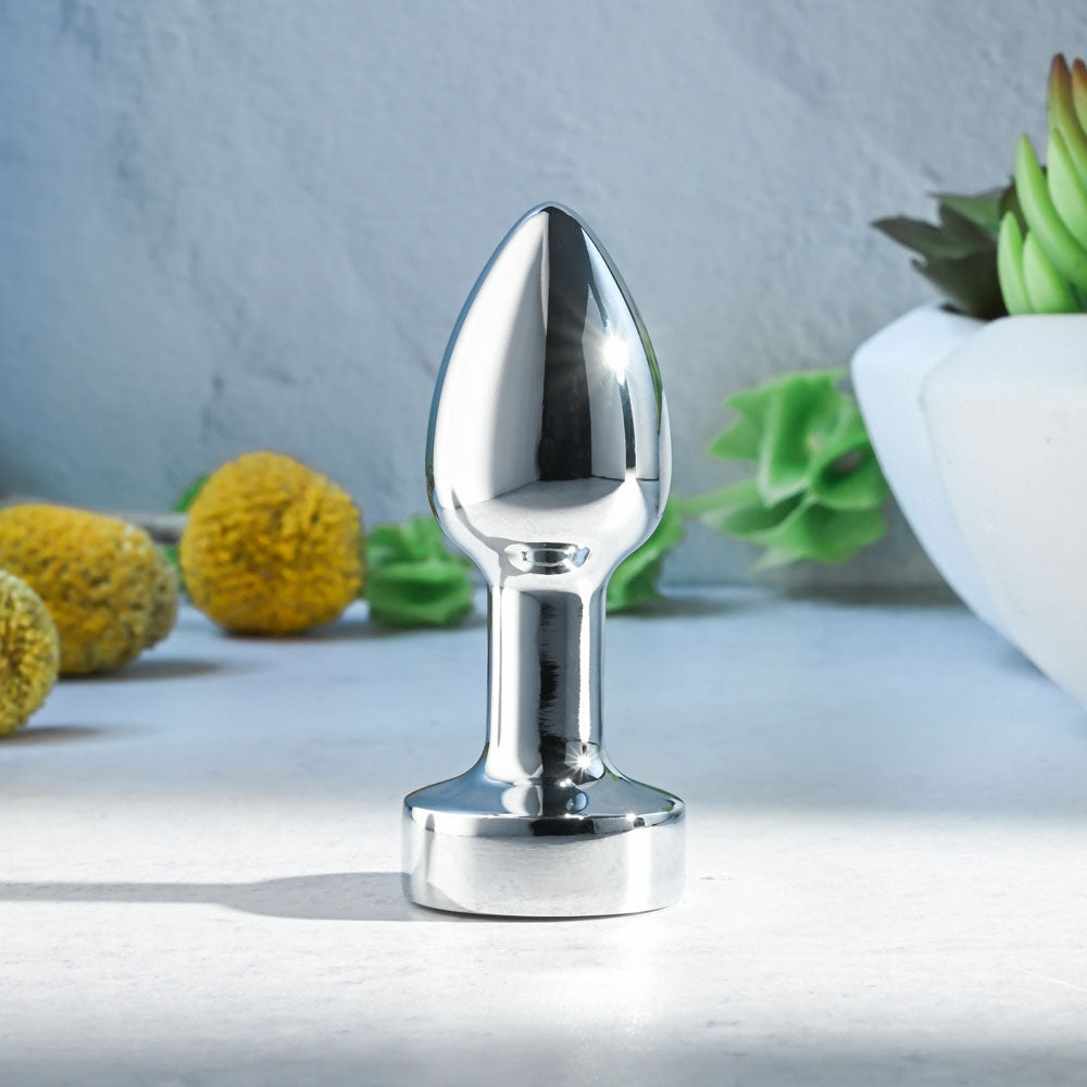 Gender X Rockin Metal Plug Mini 7.8cm Vibrating Butt Plug | The Love Boulevard