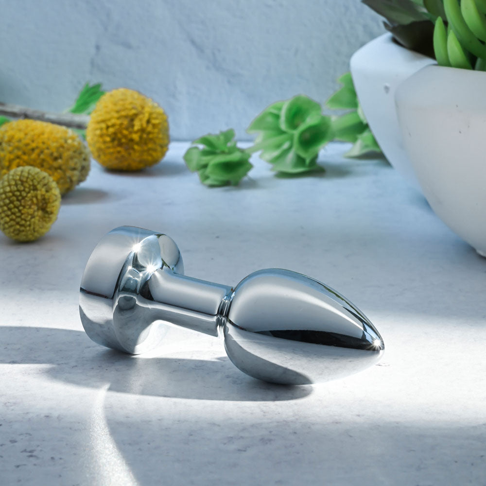 Gender X Rockin Metal Plug Mini 7.8cm Vibrating Butt Plug | The Love Boulevard