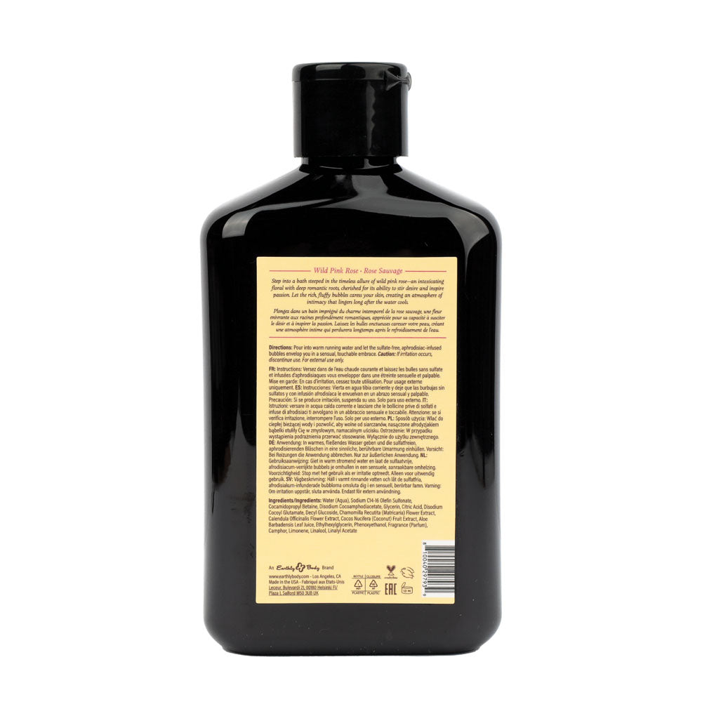 Earthly Body Wild Pink Rose bubble bath 250ml
