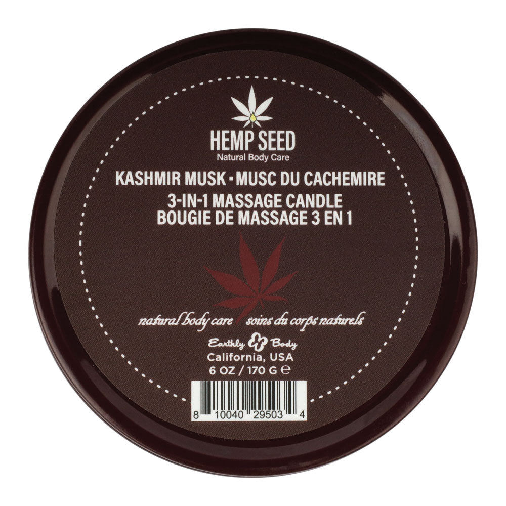 Earthly Body Kashmir Musk 3-in-1 massage candle 170g