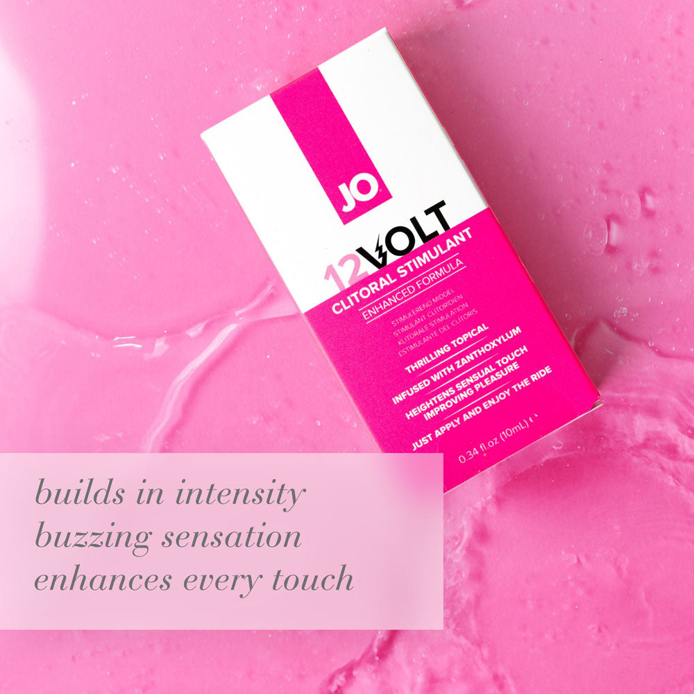 JO 12 Volt Sensation Gel 10ml | The Love Boulevard