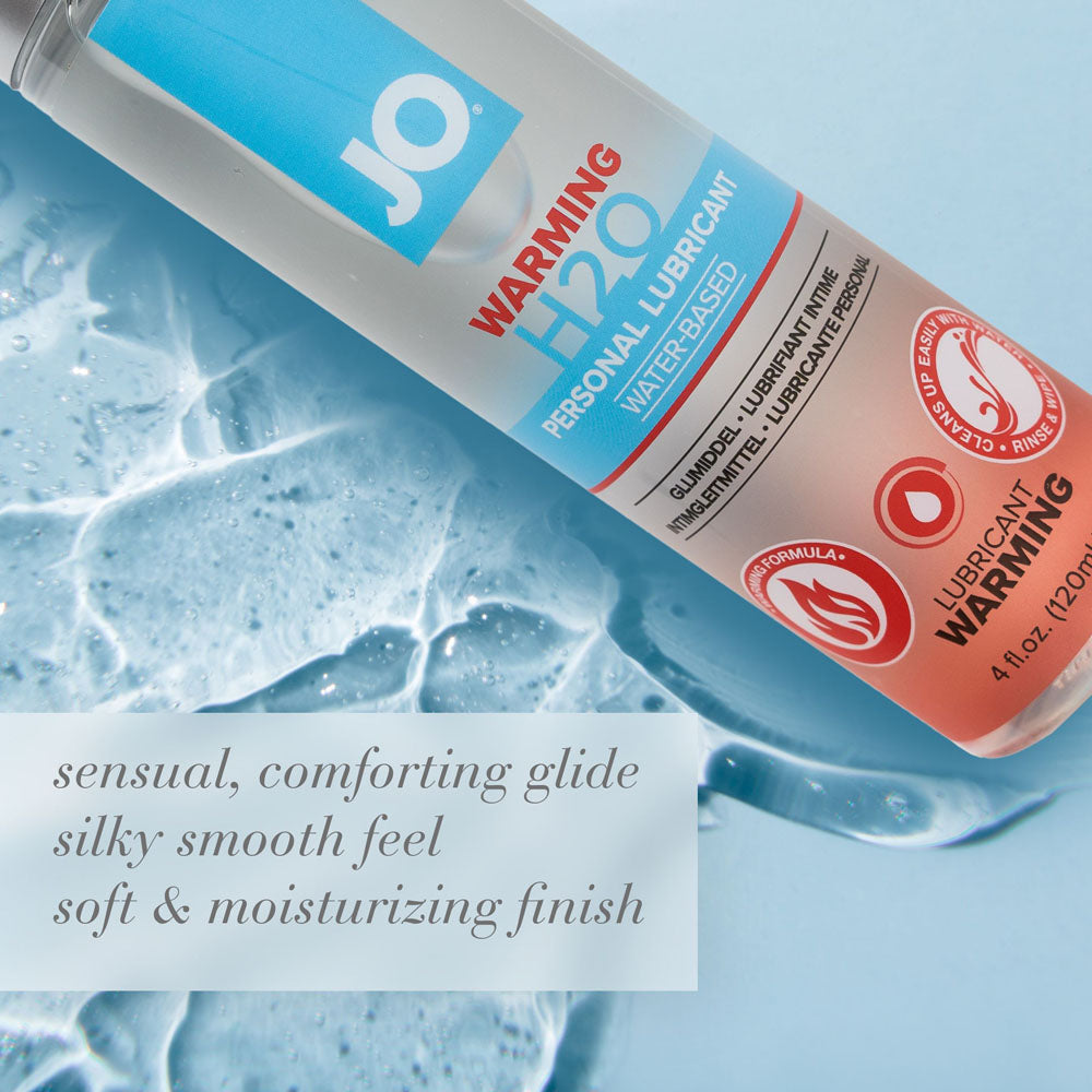 JO H2O Warming Water-Based Lubricant 120ml | The Love Boulevard