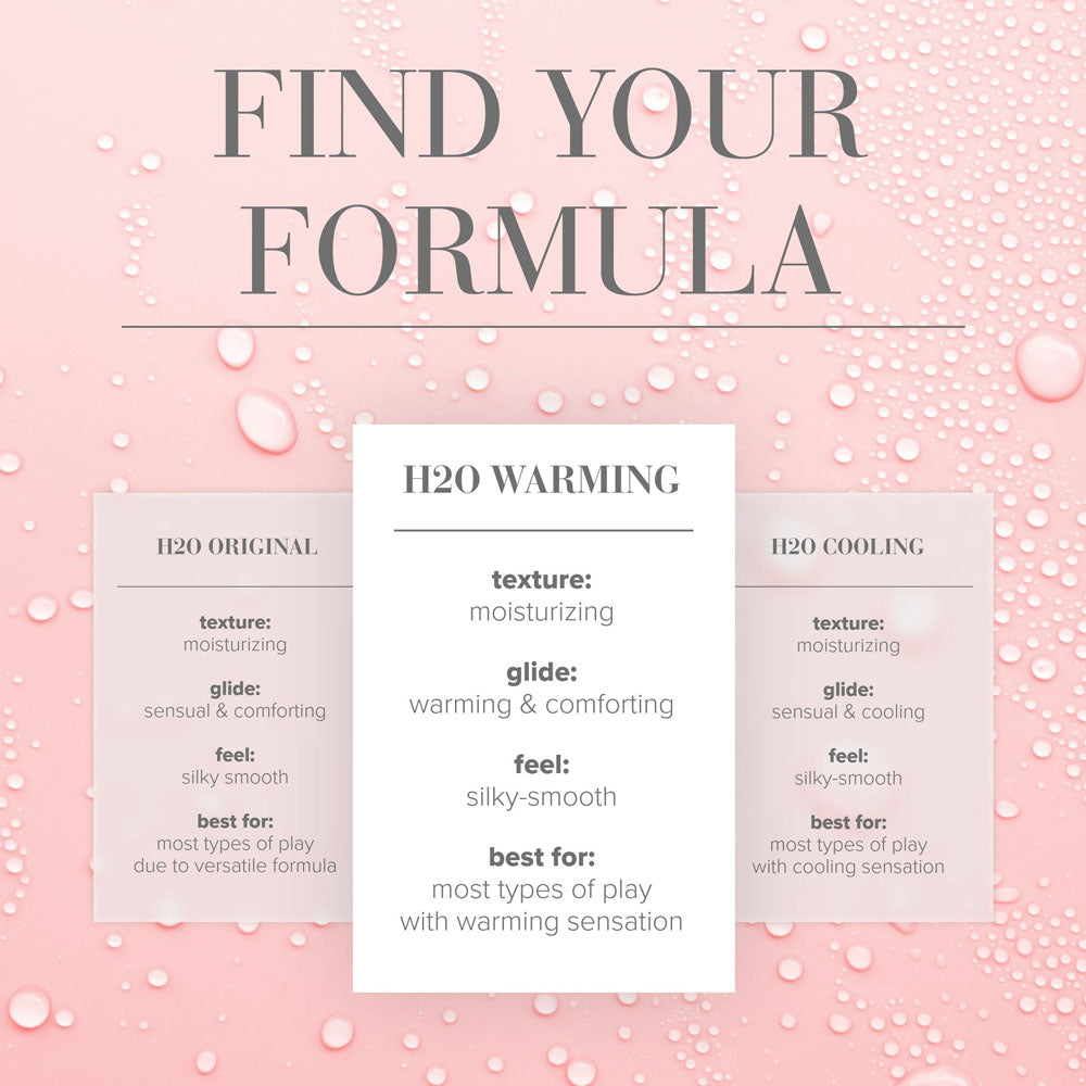 JO H2O Warming Water-Based Lubricant 120ml | The Love Boulevard