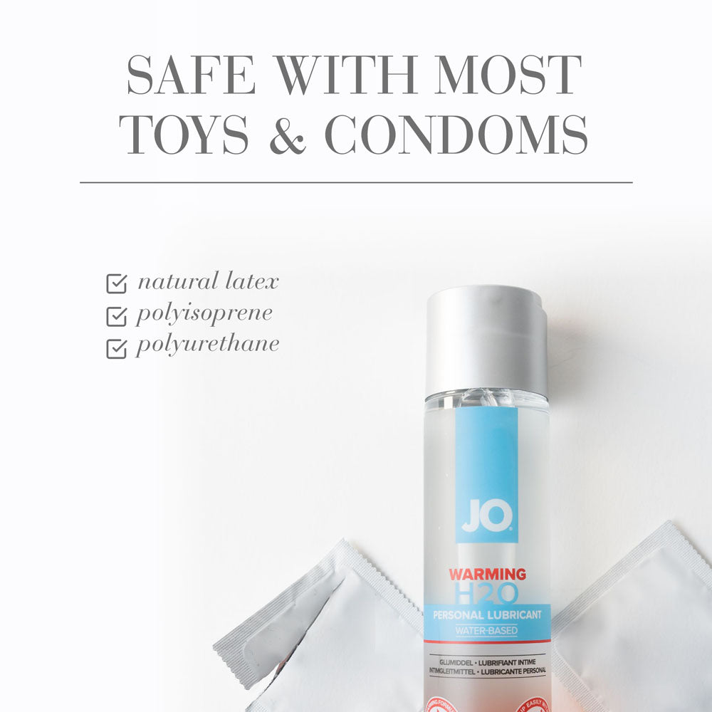 JO H2O Warming Water-Based Lubricant 120ml | The Love Boulevard