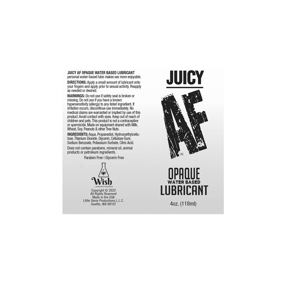 Juicy AF – Realistic Finish Water-Based Cum Lube (118 ml)