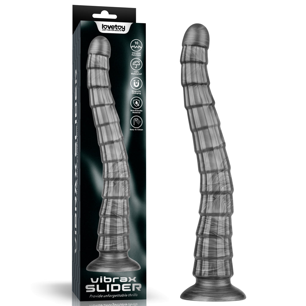 King Sized Vibrax Slider 14.5" Vibrating Dildo | The Love Boulevard