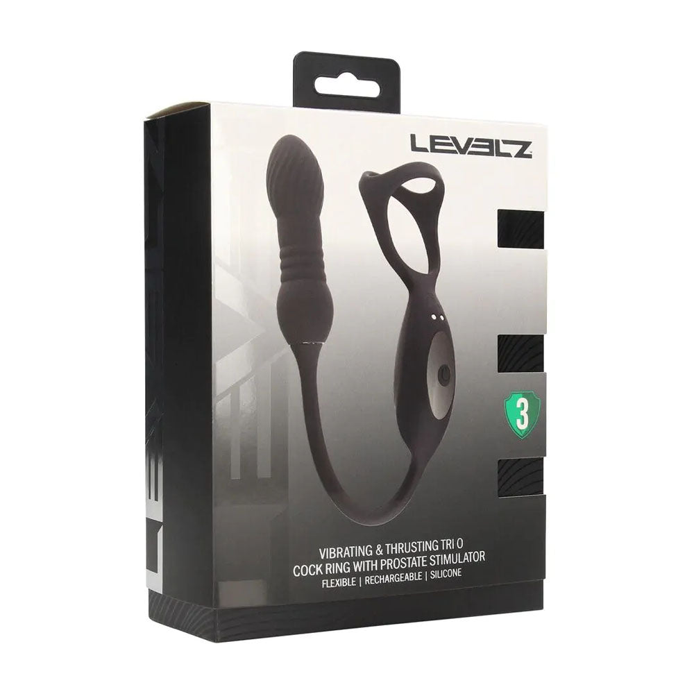 LEVELZ Tri-O Vibrating & Thrusting Cock Ring | The Love Boulevard