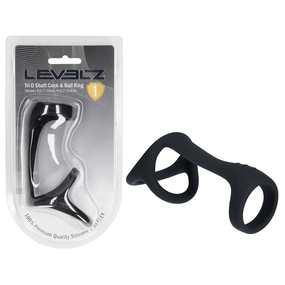 Levelz Tri O Silicone Shaft Cock & Ball Ring | The Love Boulevard