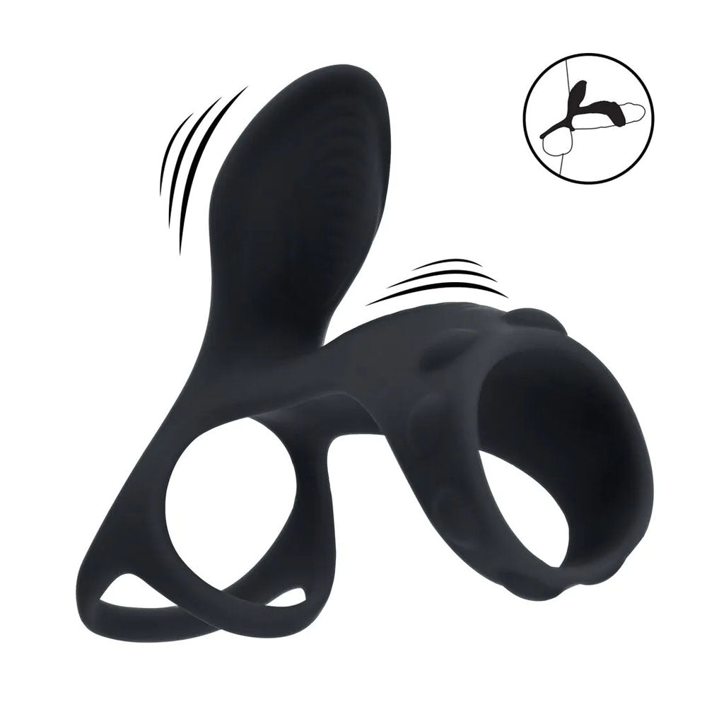 Levelz Vibrating Cock & Ball Ring with Shaft Loop | The Love Boulevard