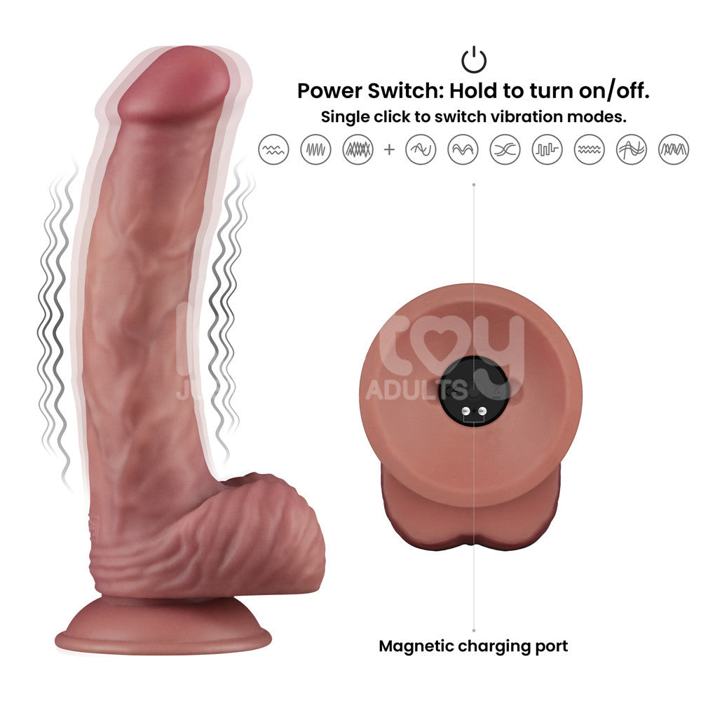 Lovetoy Dual Density Power Cock Vibrating Dildo | The Love Boulevard
