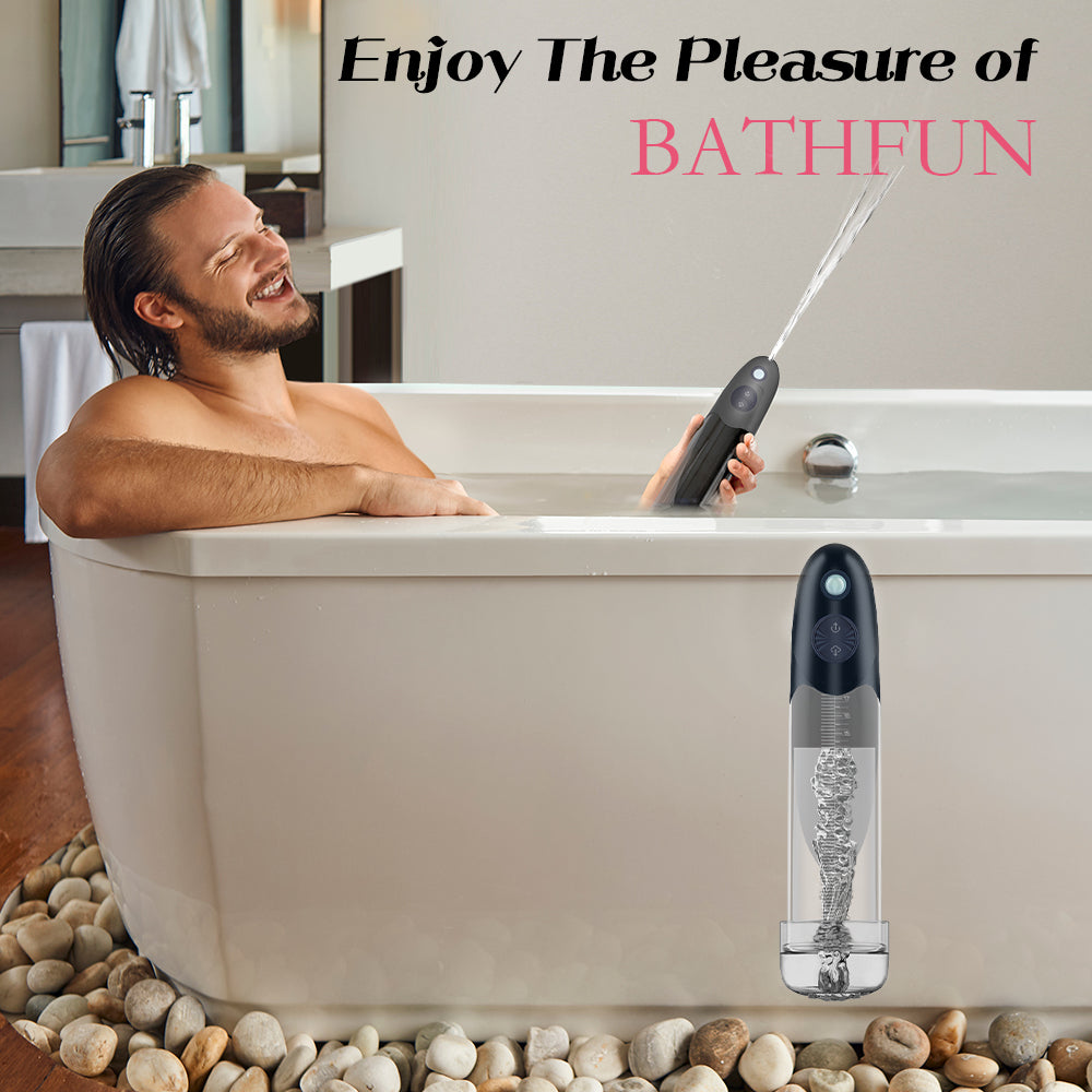 LuvPump BathFun Waterproof Automatic Penis Pump | The Love Boulevard