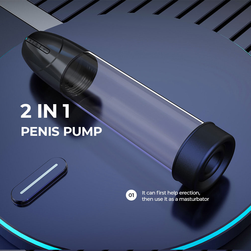 LuvPump Smart Penis Pump 2-In-1 Auto Stroker | The Love Boulevard