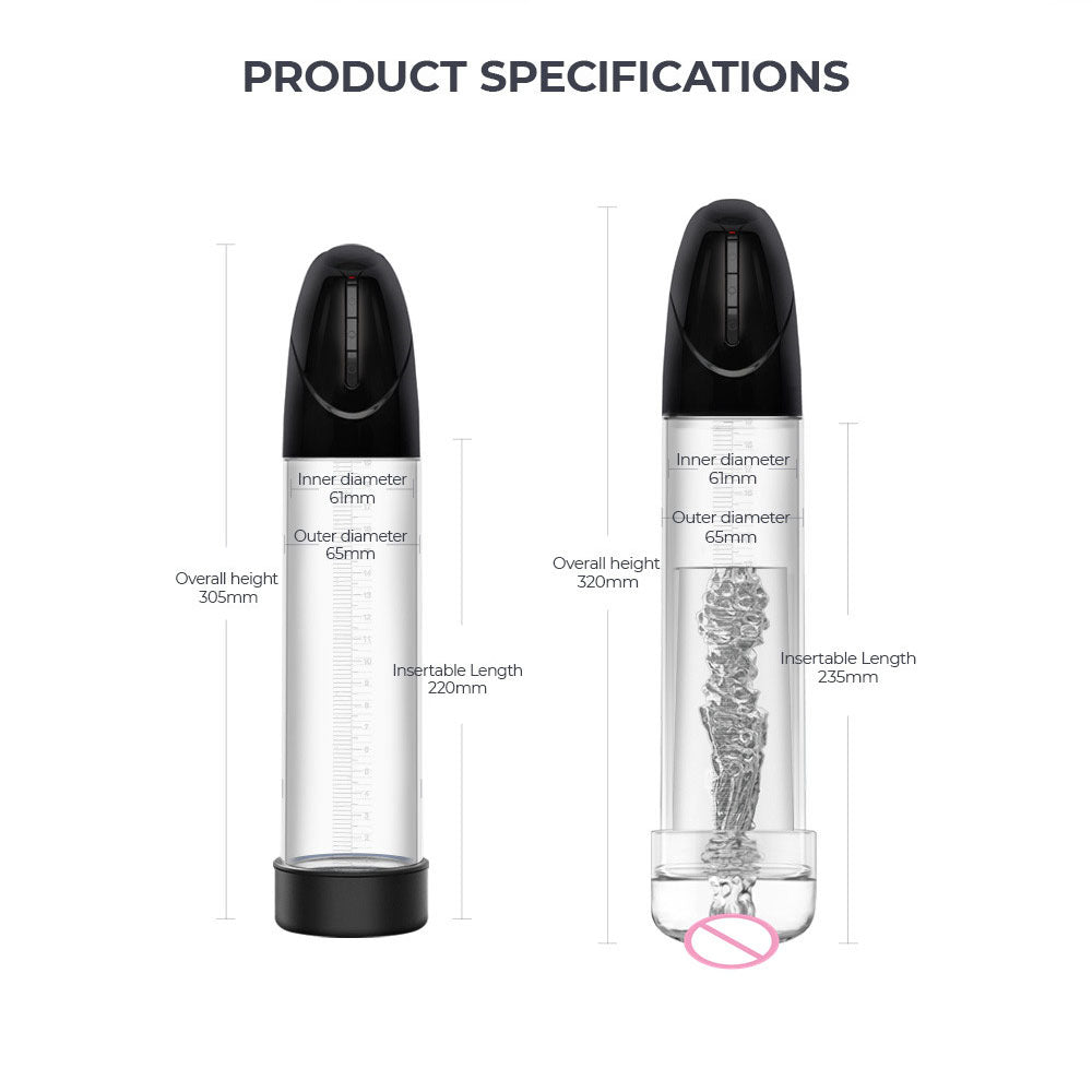 LuvPump Smart Penis Pump 2-In-1 Auto Stroker | The Love Boulevard