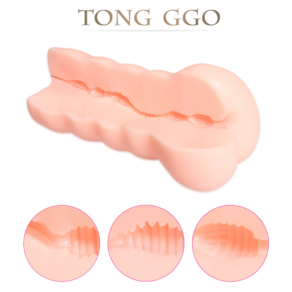 Kokos Tong-GGo 16.3cm anal stroker in light tone — product image 2
