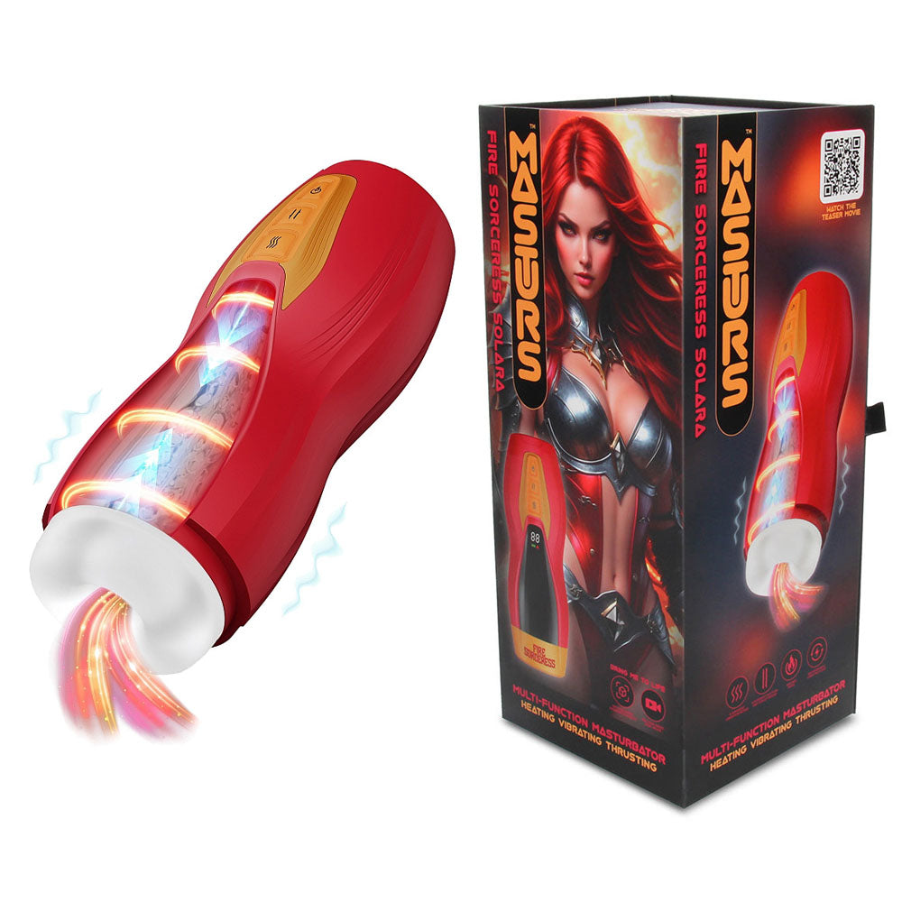 MASTURS Solara Heated & Thrusting AR Auto Stroker | The Love Boulevard